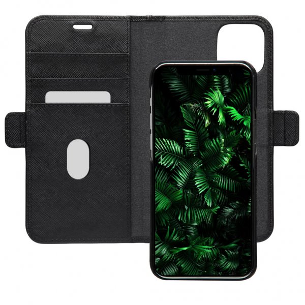 dbramante1928 iPhone 12/iPhone 12 Pro Etui New York Löstagbart Deksel Night Black