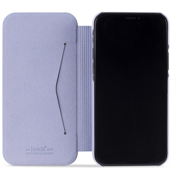 holdit iPhone 12 Mini Etui SlimFlip Wallet Lavender