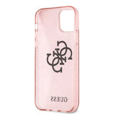 Guess iPhone 12/iPhone 12 Pro Deksel Full Glitter Rosa