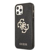 Guess iPhone 12/iPhone 12 Pro Deksel Full Glitter Svart
