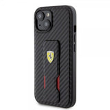 Ferrari iPhone 12/iPhone 12 Pro Deksel Grip Stand Function Svart