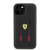 Ferrari iPhone 12/iPhone 12 Pro Deksel Grip Stand Function Svart