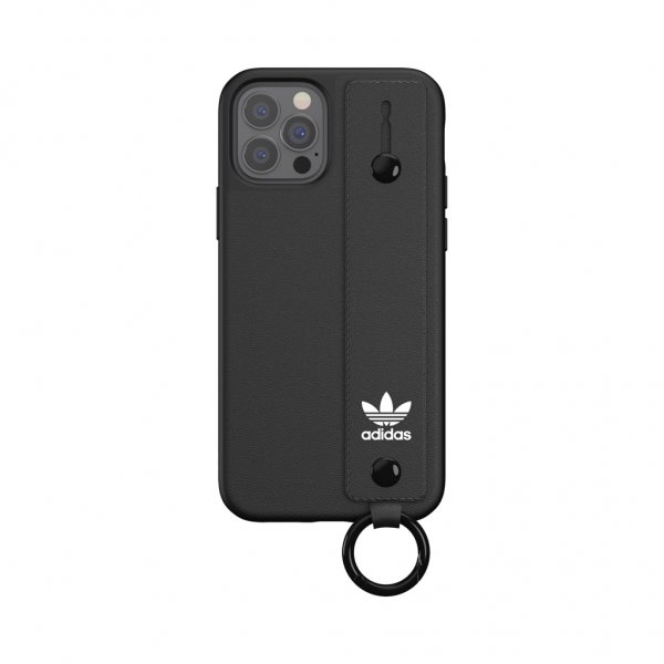Adidas iPhone 12/iPhone 12 Pro Deksel Handstrap Case Svart