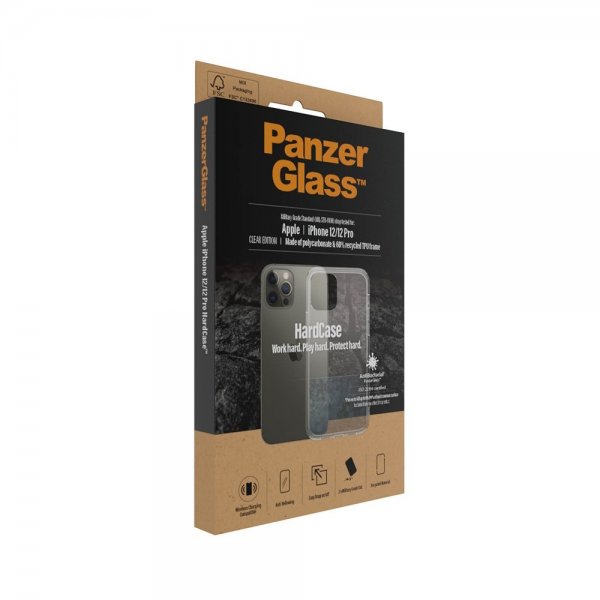 PanzerGlass iPhone 12/iPhone 12 Pro Deksel HardCase Klar