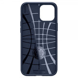 Spigen iPhone 12/iPhone 12 Pro Deksel Liquid Air Navy Blue