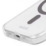 holdit iPhone 12/iPhone 12 Pro Deksel MagSafe Case Space Gray Transparent