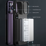 iPhone 12/iPhone 12 Pro Deksel Innebygd skjerm E Ink Case Svart