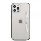 AMG iPhone 12/iPhone 12 Pro Deksel Metallic Svart Transparent