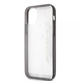 AMG iPhone 12/iPhone 12 Pro Deksel Metallic Svart Transparent