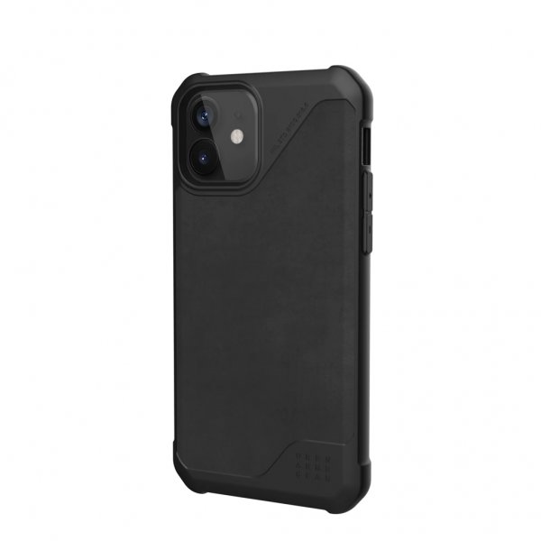 Urban Armor Gear (UAG) iPhone 12/iPhone 12 Pro Deksel Metropolis LT Leather Svart
