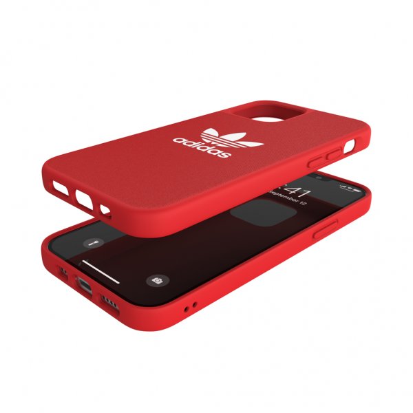 Adidas iPhone 12/iPhone 12 Pro Deksel Moulded Case Canvas Scarlet