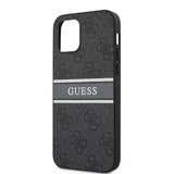 Guess iPhone 12/iPhone 12 Pro Deksel Printed Stripe Grå