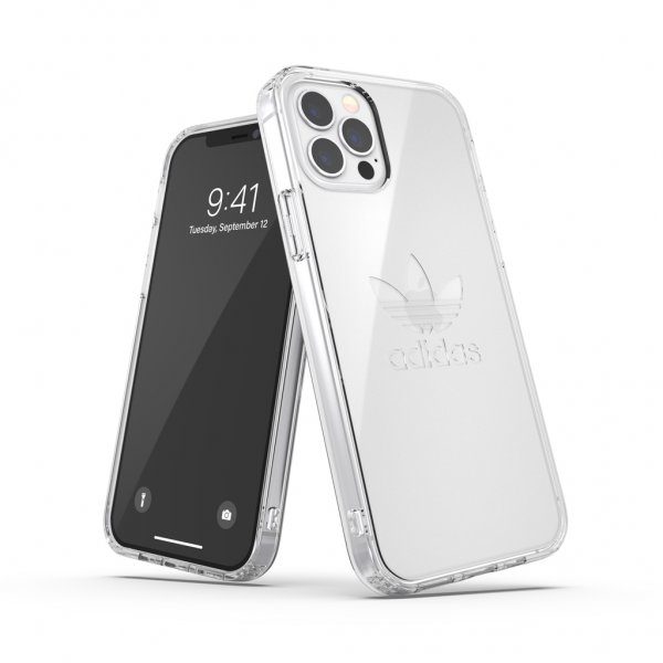 Adidas iPhone 12/iPhone 12 Pro Deksel Beskyttende Klar Etui Klar