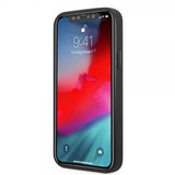Guess iPhone 12/iPhone 12 Pro Deksel Saffiano Double Cardslot Svart