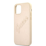 Guess iPhone 12/iPhone 12 Pro Deksel Saffiano Vintage Script Gull