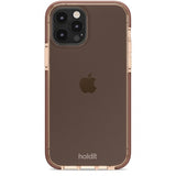 holdit iPhone 12/iPhone 12 Pro Deksel Seethru Dark Brown
