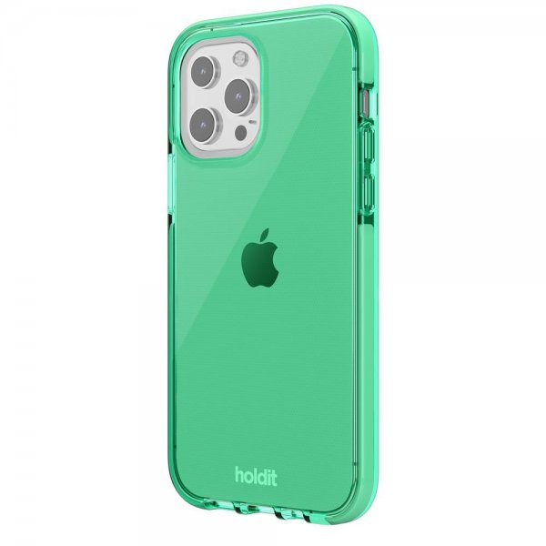 holdit iPhone 12/iPhone 12 Pro Deksel Seethru Grass Green