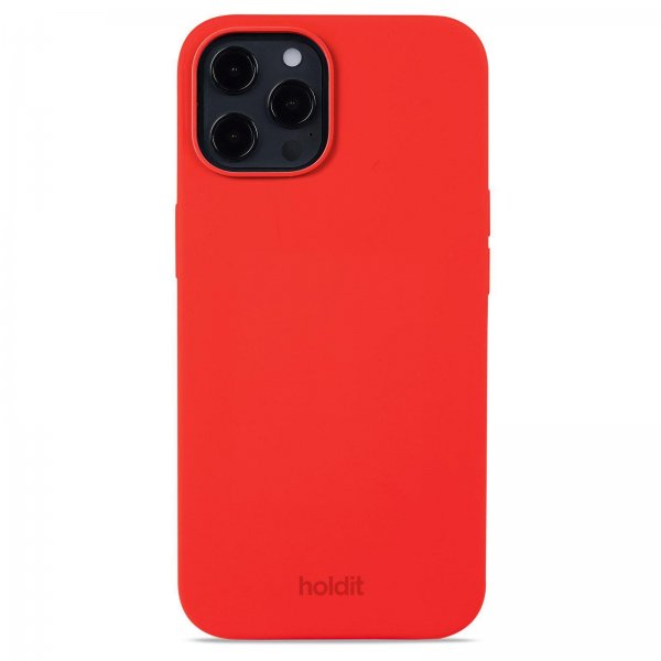 holdit iPhone 12/iPhone 12 Pro Deksel Silikon Chili Red