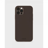 holdit iPhone 12/iPhone 12 Pro Deksel Silikon Chocolate
