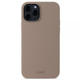 holdit iPhone 12/iPhone 12 Pro Deksel Silikon Mocha Brown