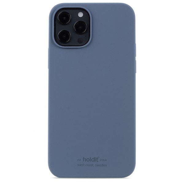 holdit iPhone 12/iPhone 12 Pro Deksel Silikon Pacific Blue
