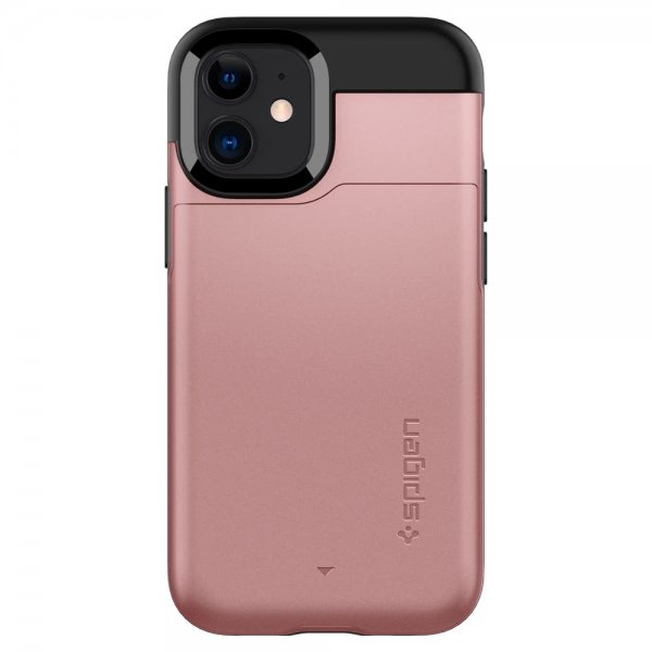Spigen iPhone 12/iPhone 12 Pro Deksel Slim Armor CS Rosegull