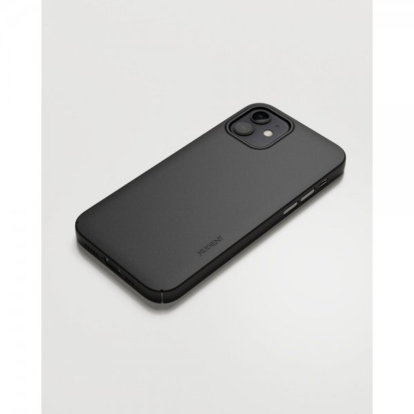 Nudient iPhone 12/iPhone 12 Pro Deksel Thin Case MagSafe Ink Black