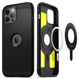 Spigen iPhone 12/iPhone 12 Pro Deksel Tough Armor Mag Svart