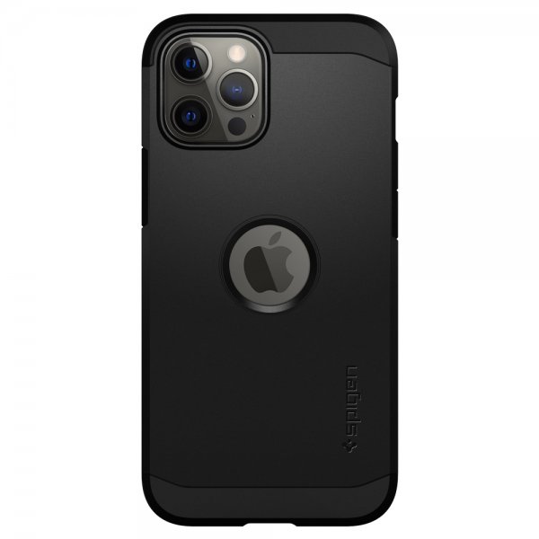 Spigen iPhone 12/iPhone 12 Pro Deksel Tough Armor Mag Svart