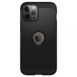 Spigen iPhone 12/iPhone 12 Pro Deksel Tough Armor Mag Svart