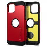 Spigen iPhone 12/iPhone 12 Pro Deksel Tough Armor Rød