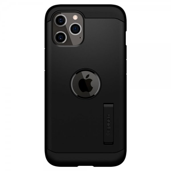 Spigen iPhone 12/iPhone 12 Pro Deksel Tough Armor Svart