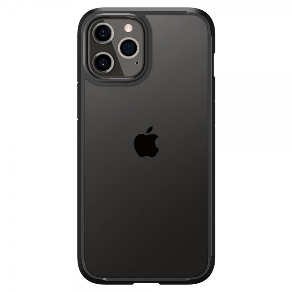 Spigen iPhone 12/iPhone 12 Pro Deksel Ultra Hybrid Matte Black