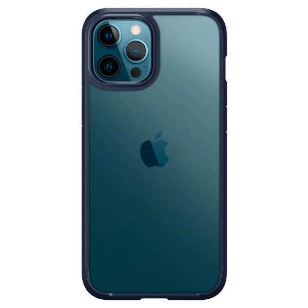 Spigen iPhone 12/iPhone 12 Pro Deksel Ultra Hybrid Navy Blue