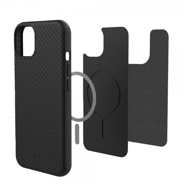 Celly iPhone 12/iPhone 12 Pro Deksel ULTRAMAG Svart