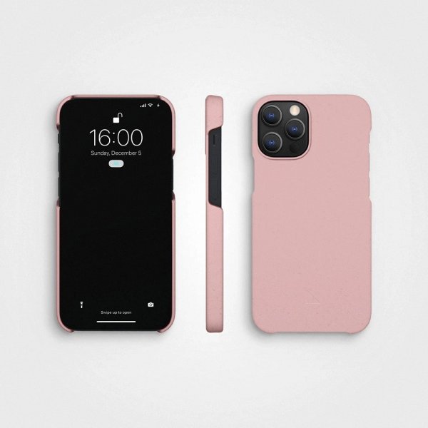 agood company iPhone 12/iPhone 12 Pro Deksel Växtbaserat Dusty Pink