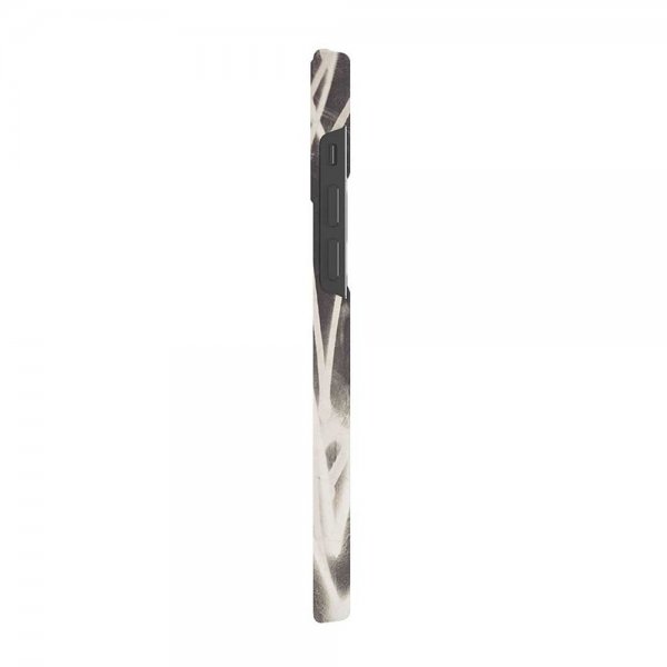 agood company iPhone 12/iPhone 12 Pro Deksel Växtbaserat Graffiti Heart Black White