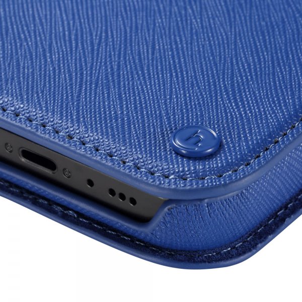 holdit iPhone 12/iPhone 12 Pro Etui Stockholm Löstagbart Deksel Royal Blue