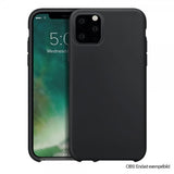 Xqisit iPhone 12/iPhone 12 Pro Deksel Silikoni Case Svart