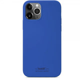 holdit iPhone 12/iPhone 12 Pro Deksel Silikon Royal Blue