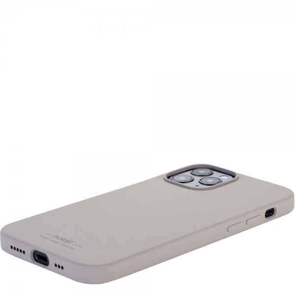 holdit iPhone 12/iPhone 12 Pro Deksel Silikon Taupe
