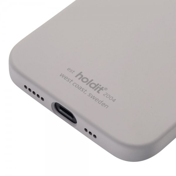 holdit iPhone 12/iPhone 12 Pro Deksel Silikon Taupe
