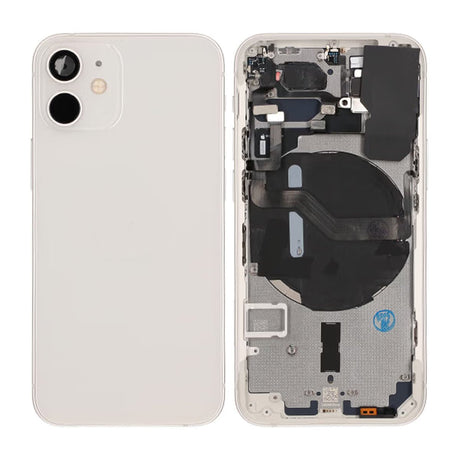 iPhone 12 Mini bakside komplett med smådeler – Hvit