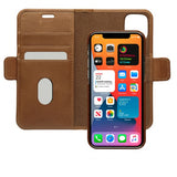 dbramante1928 iPhone 12 Mini Etui Lynge Löstagbart Deksel Tan