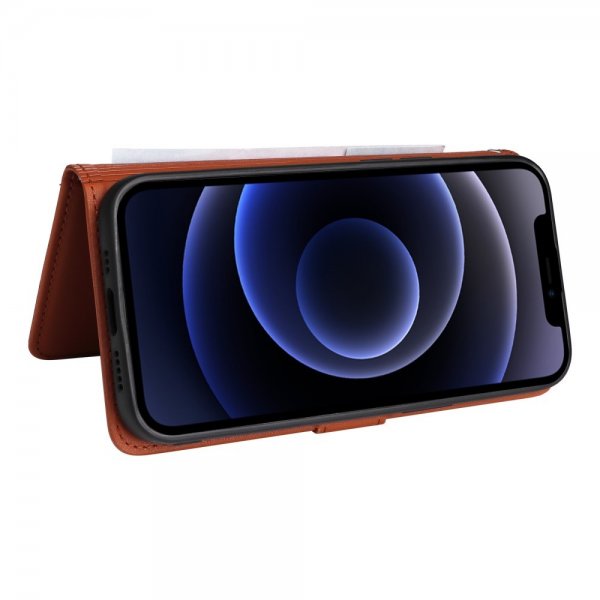 Betopnice iPhone 12 Mini Etui Avtagbart Deksel 005 Brun