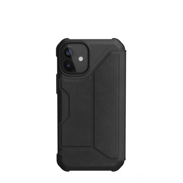 Urban Armor Gear (UAG) iPhone 12 Mini Etui Metropolis Leather Svart