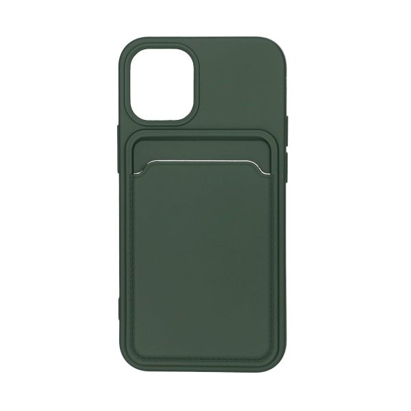 iPhone 12 Mini Deksel Kortholder Grønn