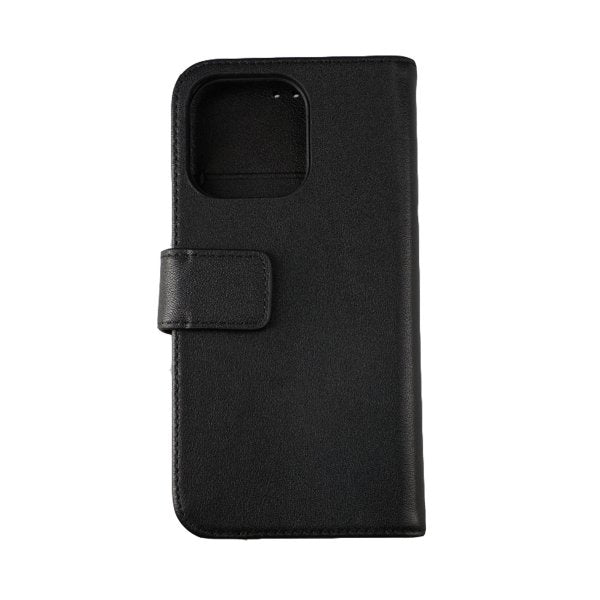Rvelon iPhone 12 Mini Etui Ekte Skinn Svart