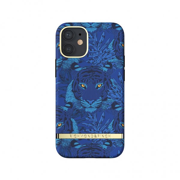 Richmond & Finch iPhone 12 Mini Deksel Blue Tiger