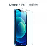 Northjo iPhone 12 Mini Deksel med Skjermbeskytter og Kamerabeskytter 3-i-1